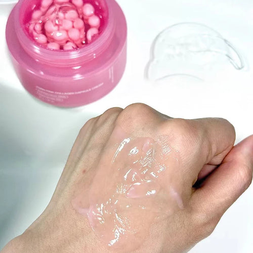 Korean Pink Collagen Capsule Cream – Glass Skin Moisturizer