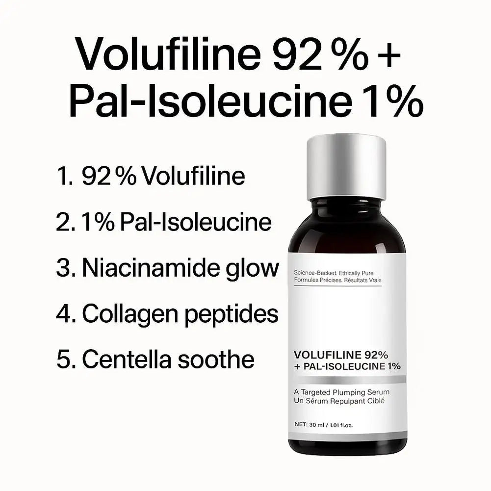 Volufiline 92% + Pal-Isoleucine 1% Facial Serum – Hydrating & Nourishing Face Essence