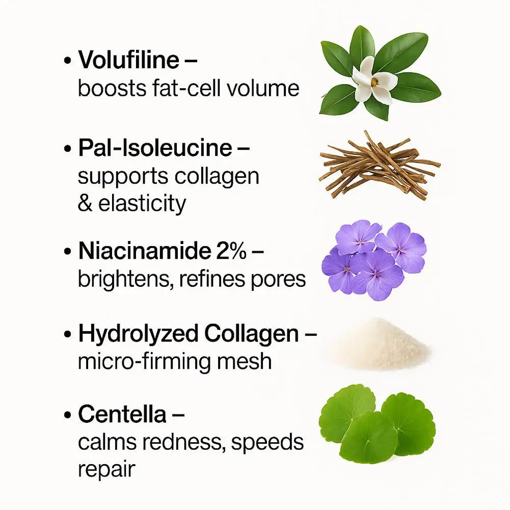 Volufiline 92% + Pal-Isoleucine 1% Facial Serum – Hydrating & Nourishing Face Essence