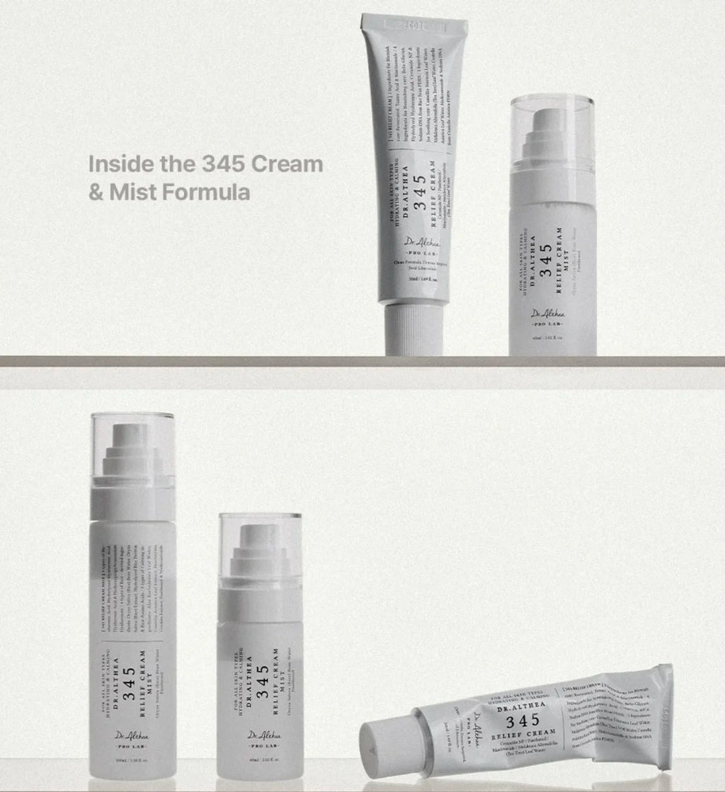 Original Dr.Althea 345 Relief Cream Mist 147 – Hydrating Moisturizing Korean Essence Facial Spray
