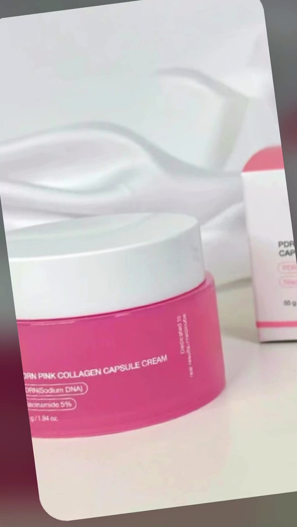 Medicube Korean PDRN Pink Collagen Capsule Cream with Niacinamide – Lightweight Brightening Face Moisturizer